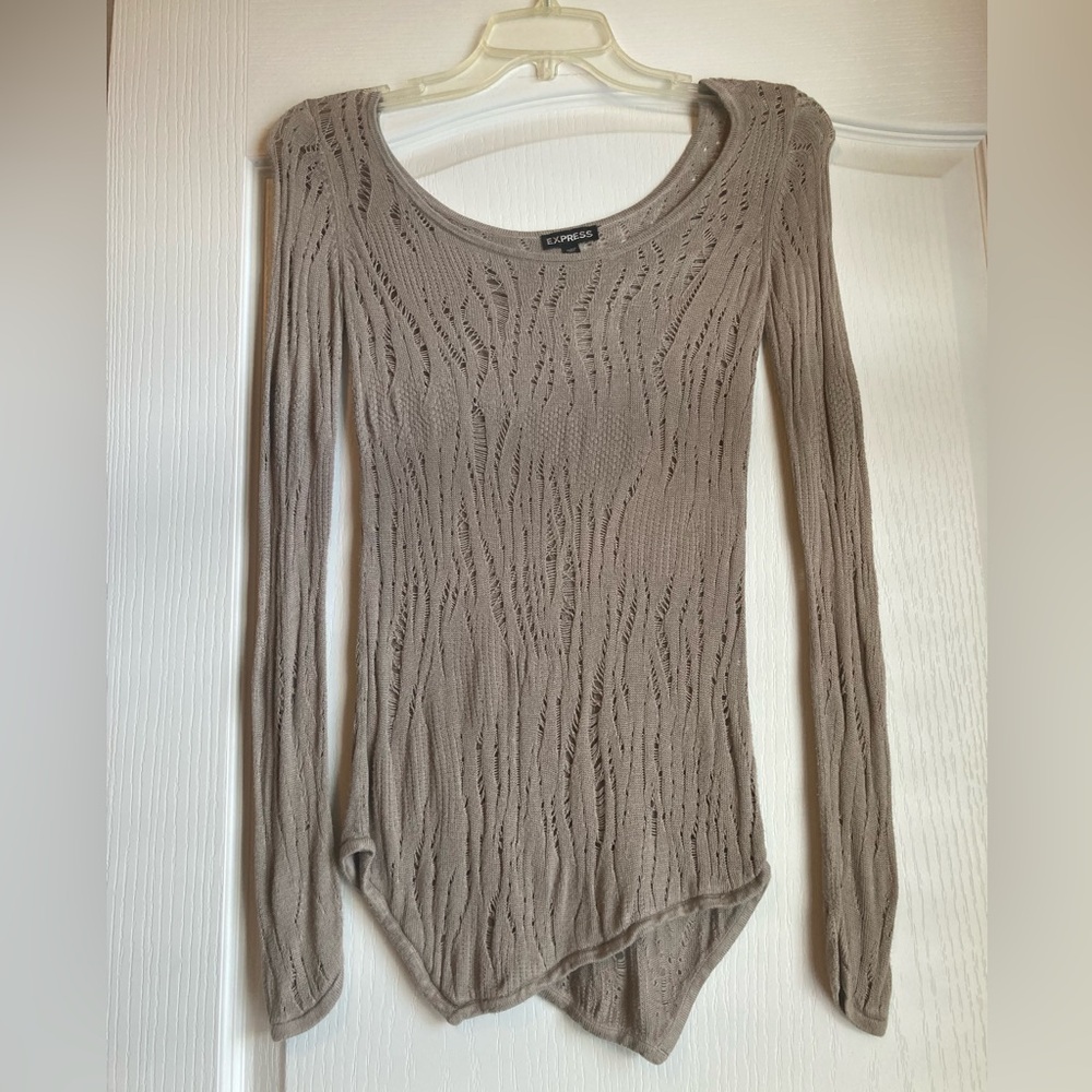 Chicwish Express Women's Taupe Knit Top